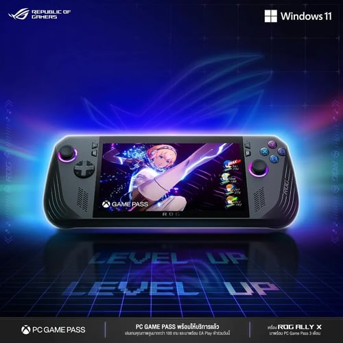 เครื่องเล่นเกม [NEW] ASUS ROG ALLY X RC72LA-NH011W RAM 24GB ROM 1TB 120Hz