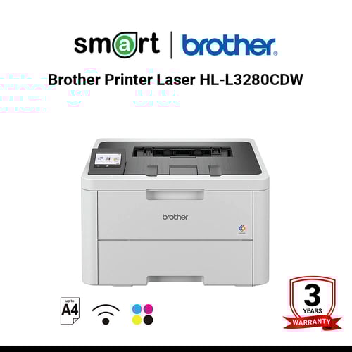 Brother Printer Laser HL-L3280CDW  เครื่องพิมพ์สีเทคโนโลยีแบบ LED พิมพ์ขาว-ดำ, สี