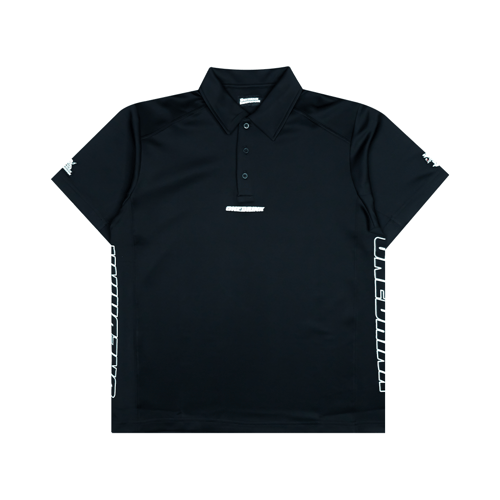 ONE DRINK AND WE GO HOME SPORT POLO BLACK