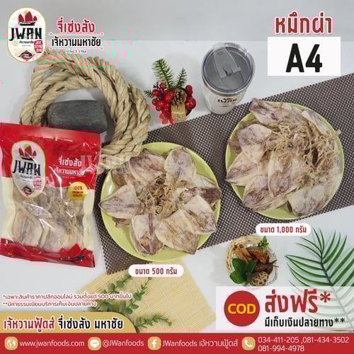 หมึกผ่า A4 A