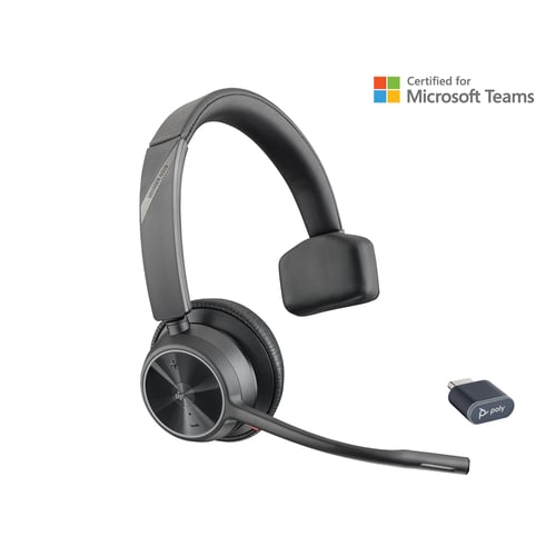POLY VOYAGER 4310-M, MICROSOFT TEAMS, MONO BLUETOOTH HEADSET WITH BT700