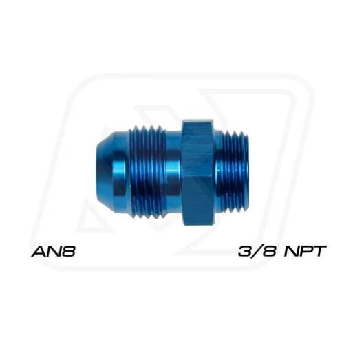 Billion ข้อลดเกลียวออยคูลเลอร์ 3/8"NPT ออก AN6/AN8/AN10 (BLUE/BLACK)