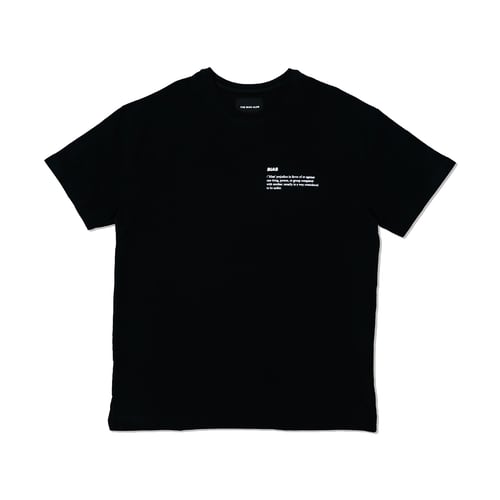 THE BIAS CLUB THE DEFINITION T-SHIRT BLACK