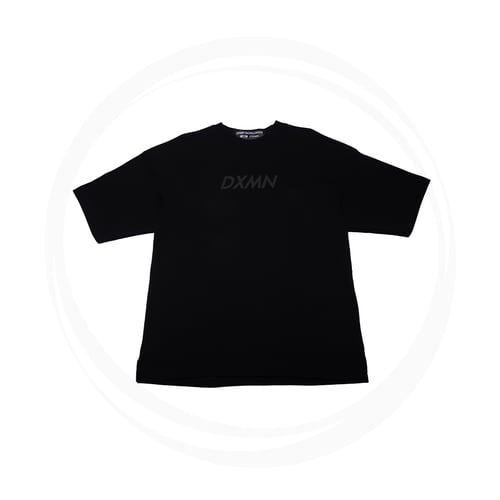 DXMN ALL BLACK LOGO T-SHIRT BLACK