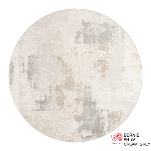 BERNIE (C-L) BN08 C-L 160x160 CM. CREAM GREY