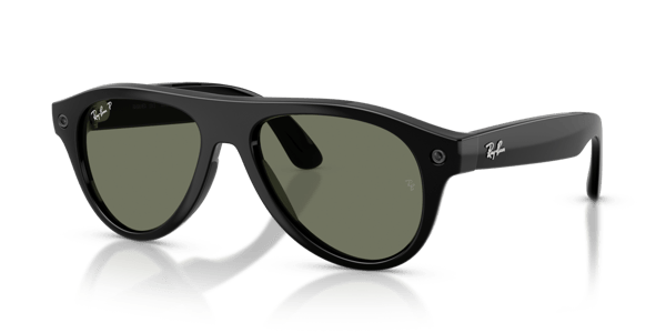 Ray-Ban Meta RW4016 Shiny Black/Green Polarized