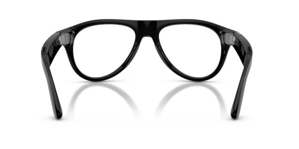 Ray-Ban Meta RW4016 Shiny Black/Clear to Green Transitions