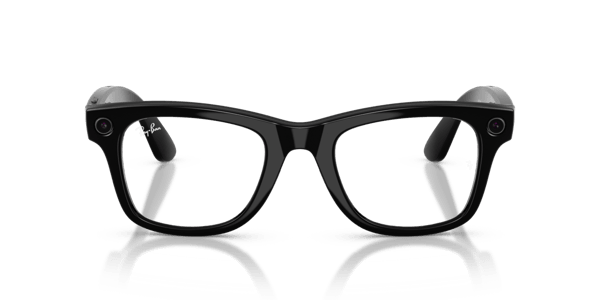 Ray-Ban Meta RW4012 Shiny Black/Clear to Graphite Green Transitions