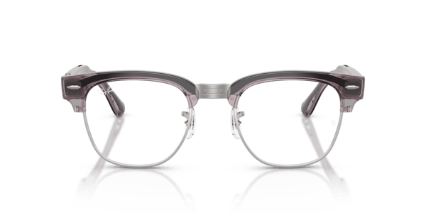 Ray-Ban Meta RW7004 Shiny Transparent Orchid/Clear to Ruby Transitions