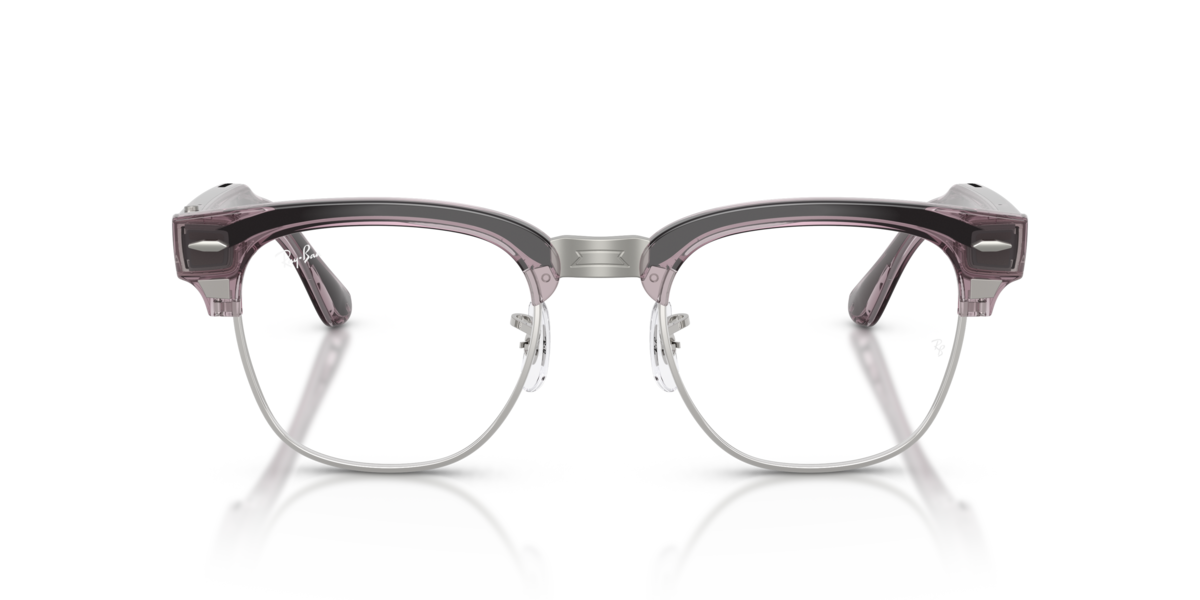 Ray-Ban Meta RW7004 Shiny Transparent Orchid/Clear to Ruby Transitions