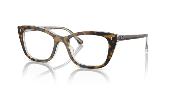 Ray-Ban RX5433 Havana On Transparent
