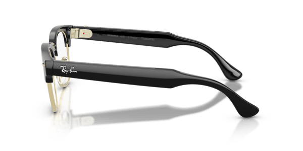 Ray-Ban Meta RW7004 Shiny Black/Clear to Green Graphite Transitions