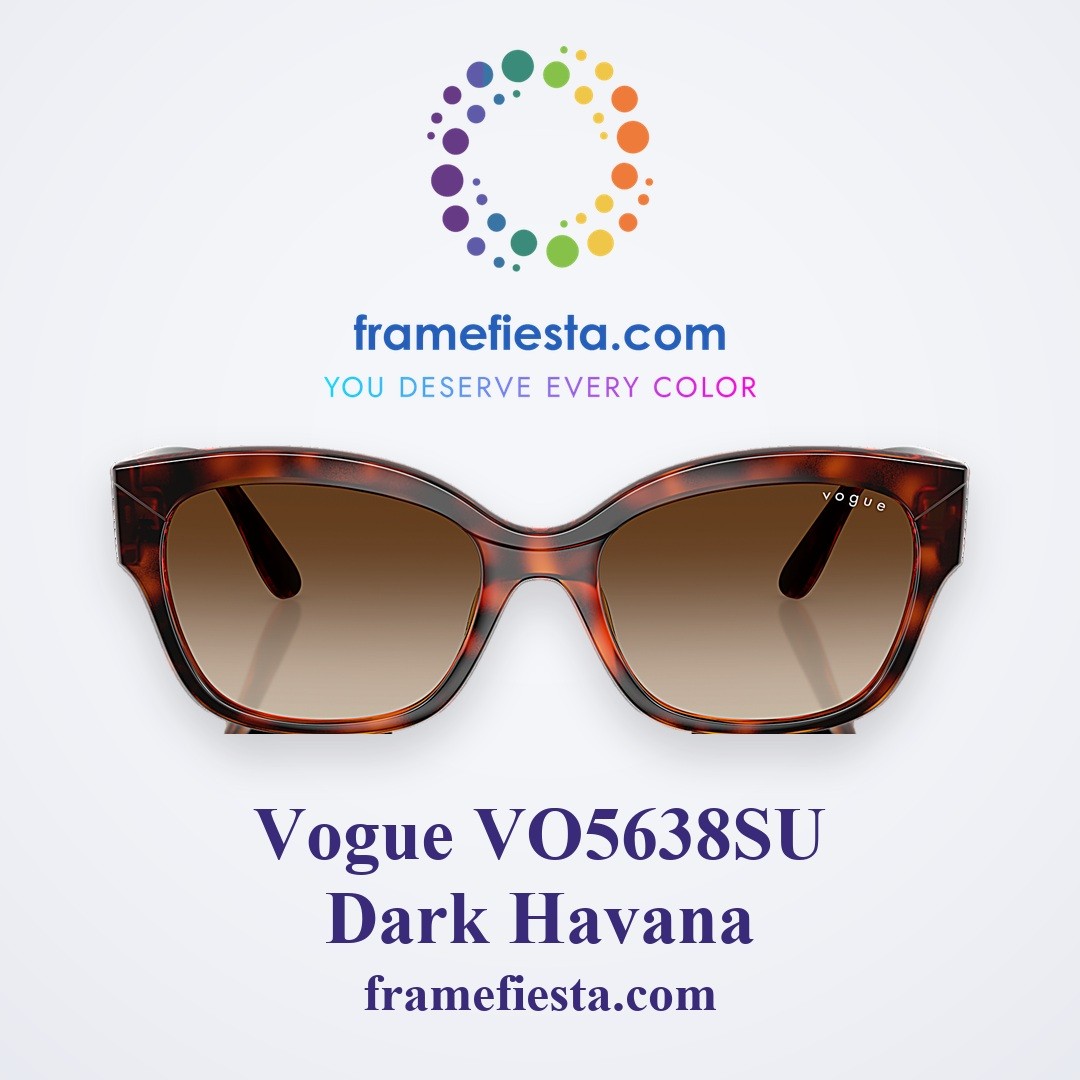 Vogue VO5638SU Dark Havana designer sunglasses