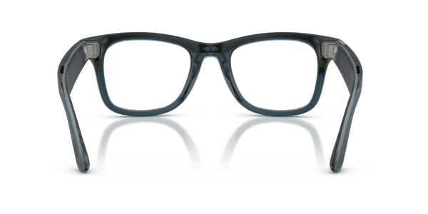 Ray-Ban Meta RW4011 Matte Transparent Ocean Blue/Clear to Grey Transitions