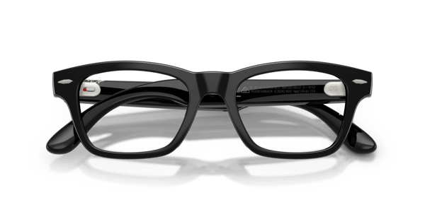 Ray-Ban Meta RW7005 Shiny Black/Clear to Grey Transitions