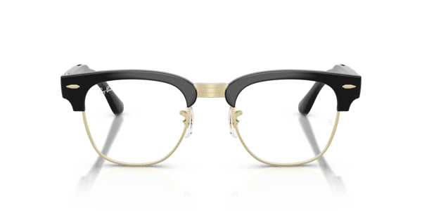 Ray-Ban Meta RW7004 Shiny Black/Clear to Green Graphite Transitions