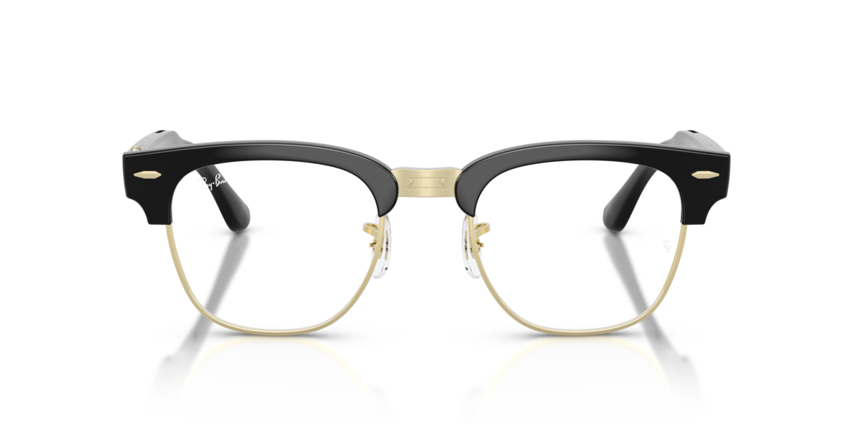 Ray-Ban Meta RW7004 Shiny Black/Clear to Green Graphite Transitions