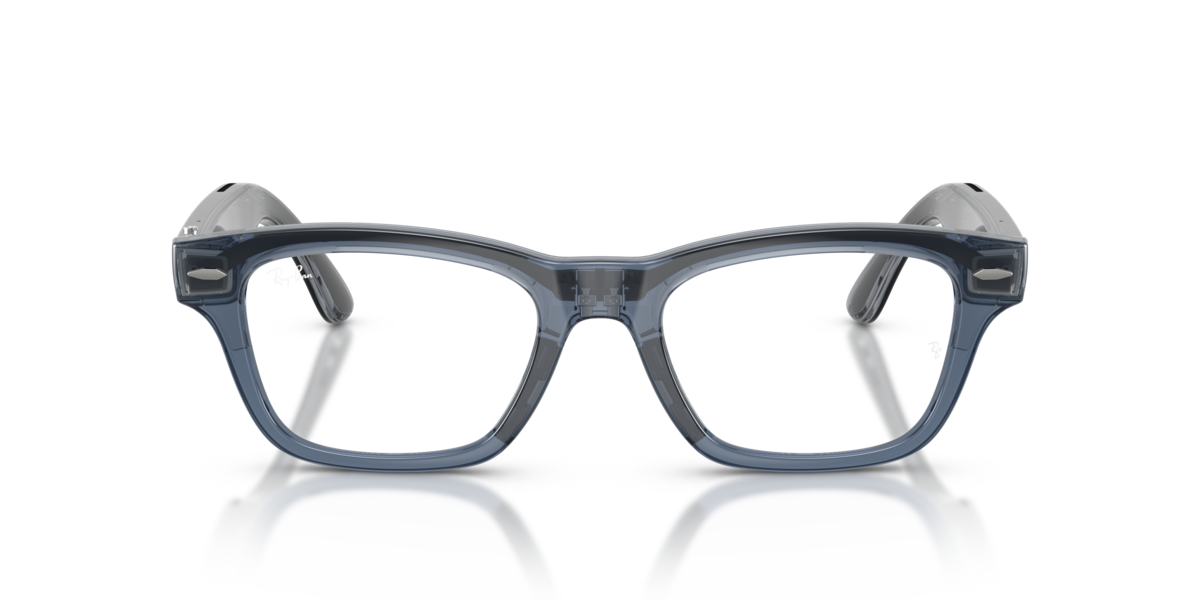 Ray-Ban Meta RW7005V Polished Transparent Blue/Demo Lens
