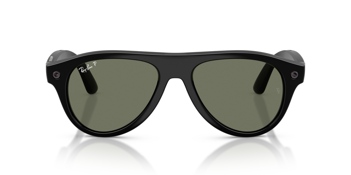 Ray-Ban Meta RW4016 Shiny Black/Green Polarized