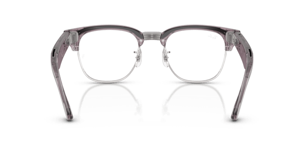 Ray-Ban Meta RW7004V Polished Transparent Orchid/Demo Lens