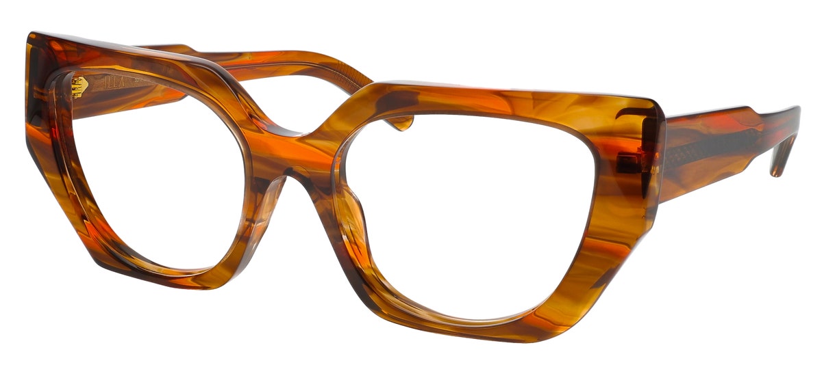 illa Fiamma Brown Caramel Horn Transparent