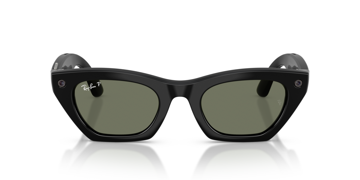 Ray-Ban Meta RW4015 Shiny Black/Green Polarized