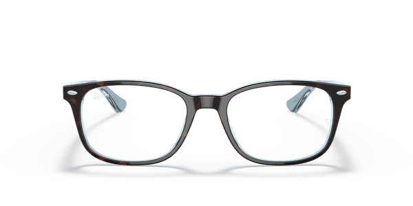 Ray-Ban RX5375 Havana On Light Blue