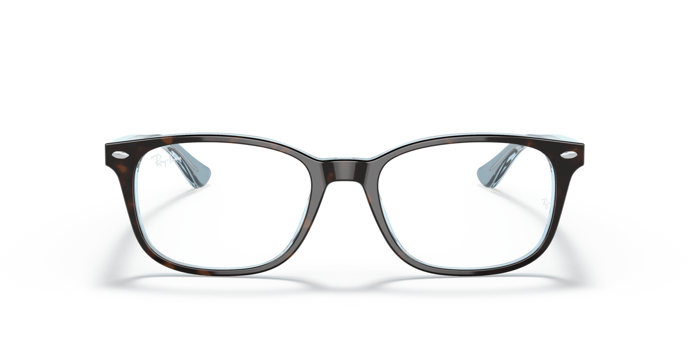 Ray-Ban RX5375 Havana On Light Blue