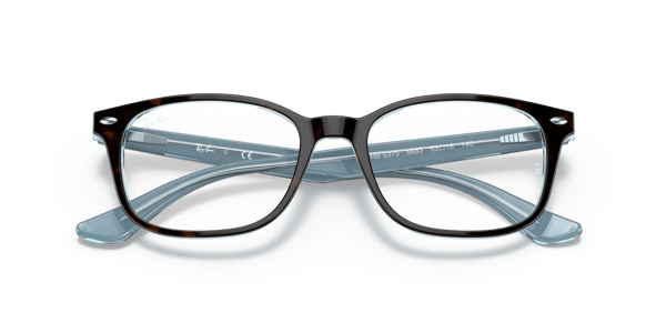 Ray-Ban RX5375 Havana On Light Blue