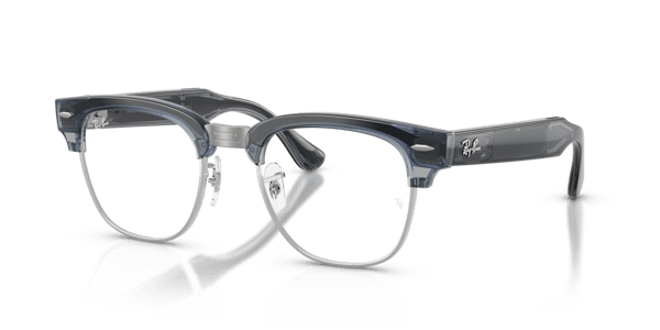 Ray-Ban Meta RW7004V Shiny Transparent Sky Blue/Demo Lens
