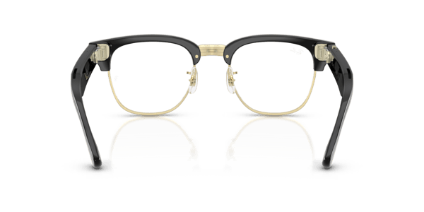 Ray-Ban Meta RW7004 Shiny Black/Clear to Green Graphite Transitions