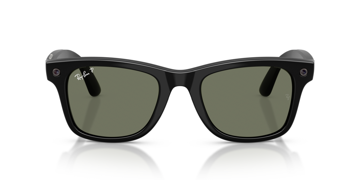 Ray-Ban Meta RW4011 Polished Black/Green Polarized