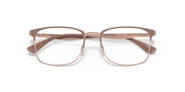 Ray-Ban RX6421 Beige On Copper
