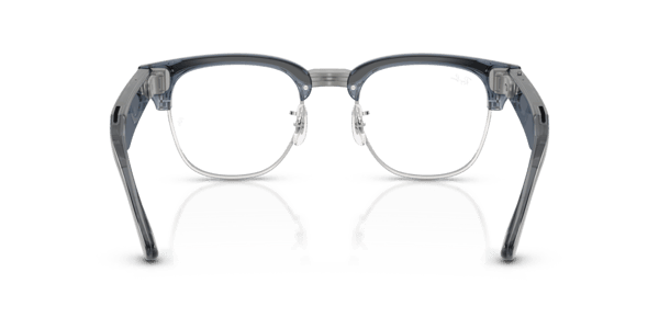 Ray-Ban Meta RW7004V Shiny Transparent Sky Blue/Demo Lens
