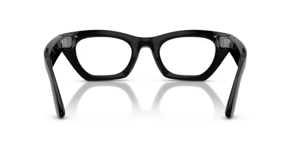 Ray-Ban Meta RW4015 Shiny Black/Clear to Green Transitions