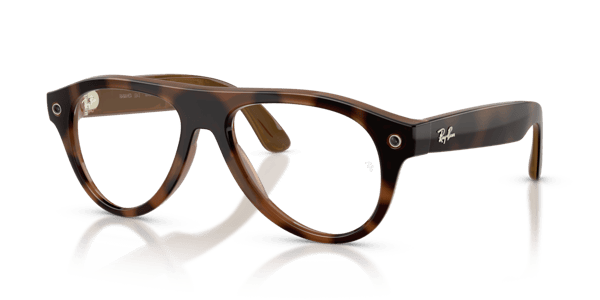 Ray-Ban Meta RW4016 Polished Havana/Clear to Brown Transitions