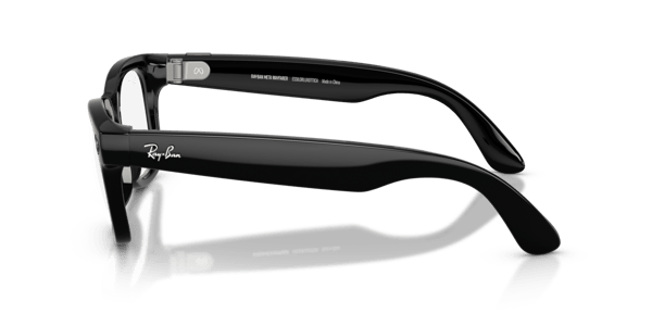 Ray-Ban Meta RW4012 Shiny Black/Clear to Graphite Green Transitions