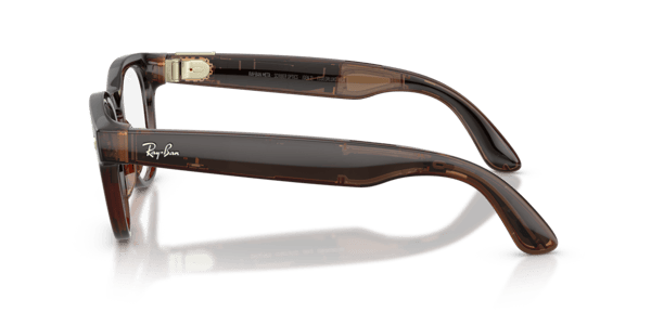 Ray-Ban Meta RW7002 Shiny Transparent Umber/Demo Lens