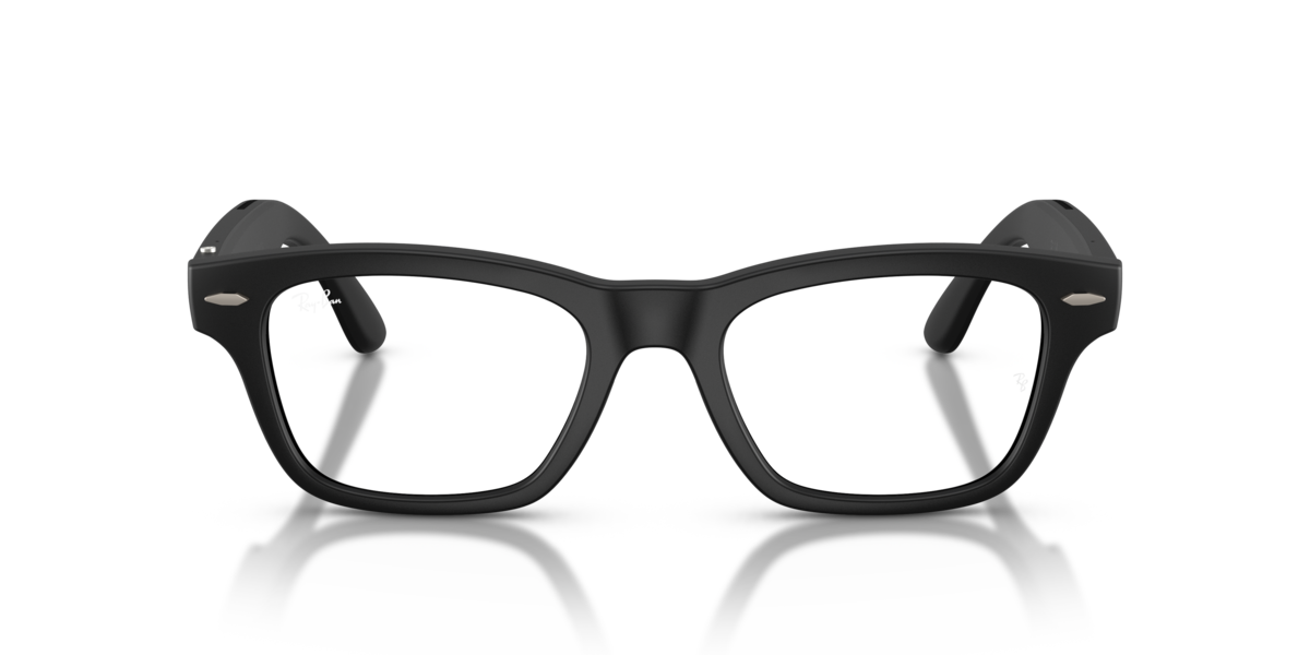 Ray-Ban Meta RW7005 Matte Solid Black/Clear Blue-Violet Light Filter