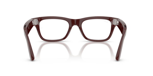 Ray-Ban Meta RW7001 Shiny Burgundy/Demo Lens