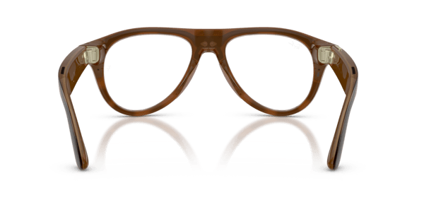 Ray-Ban Meta RW4016 Polished Havana/Clear to Brown Transitions