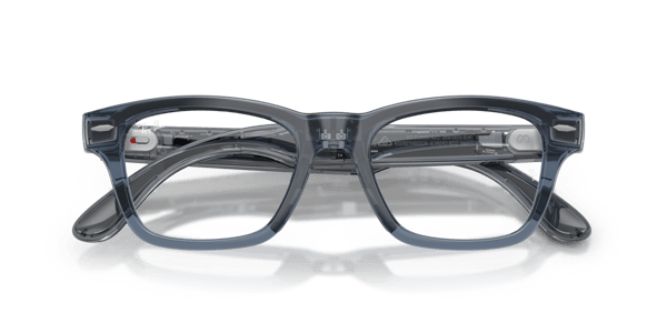 Ray-Ban Meta RW7005V Polished Transparent Blue/Demo Lens