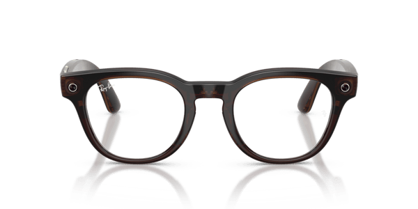 Ray-Ban Meta RW7002 Shiny Transparent Umber/Demo Lens