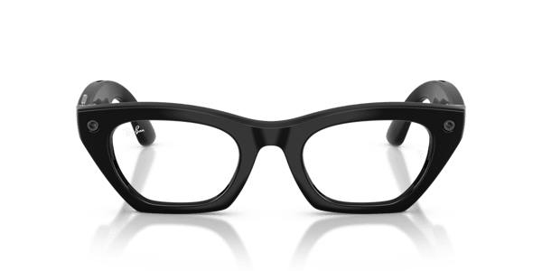 Ray-Ban Meta RW4015 Shiny Black/Clear to Green Transitions