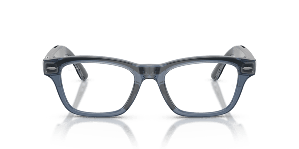 Ray-Ban Meta RW7005 Shiny Transparent Blue/Clear to Sapphire Transitions