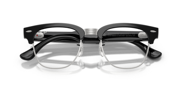Ray-Ban Meta RW7004 Shiny Black/Clear Blue-Violet Light Filter
