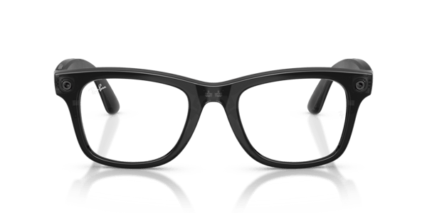 Ray-Ban Meta RW4011 Polished Transparent Black/Clear to Aquamarine Transitions