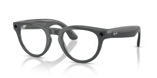 Ray-Ban Meta RW4013 Shiny Asteroid Grey/Clear to Emerald Transitions