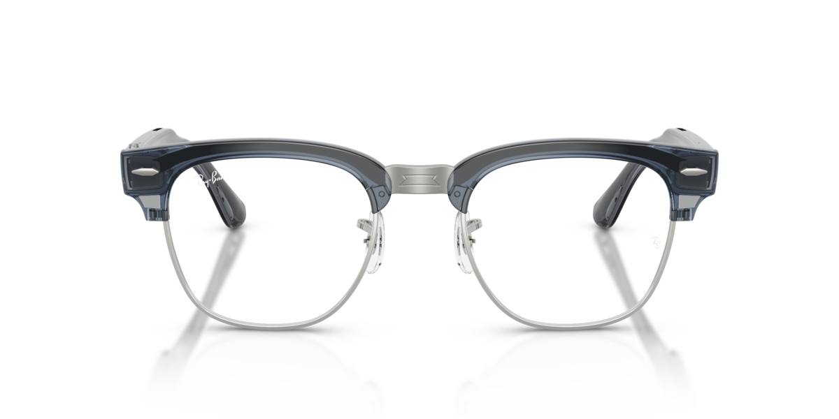 Ray-Ban Meta RW7004V Shiny Transparent Sky Blue/Demo Lens