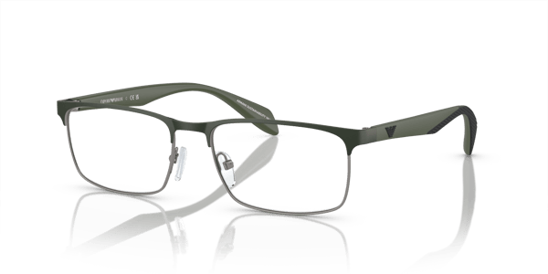 Emporio Armani EA1149 Matte Gunmetal/Green